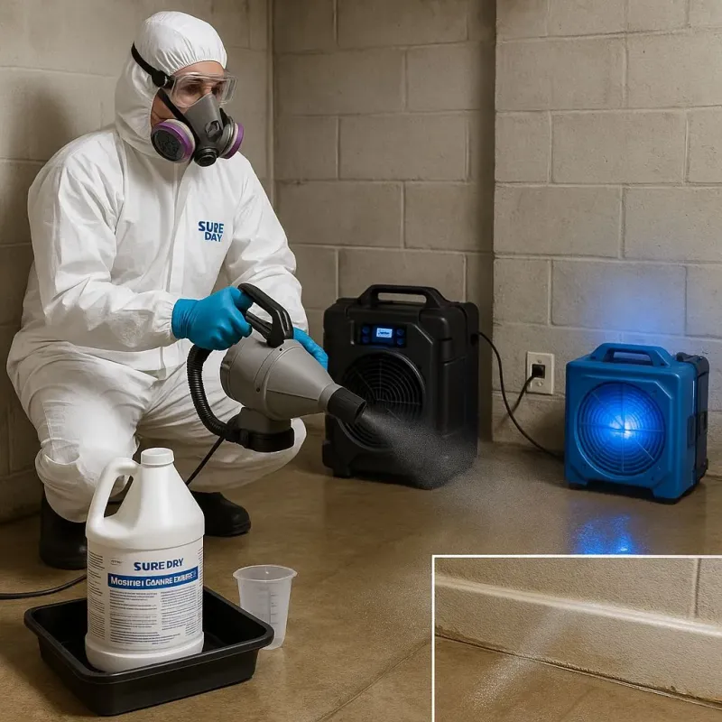 Sanitization and Odor Removal process in Royse City, TX